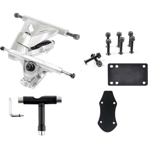 Surf Skateboard Trucks Steering Rack For Skateboard Alloy Anti-Wear Skateboard Longboard Surf Skateboard Truck Land Surf Bridge