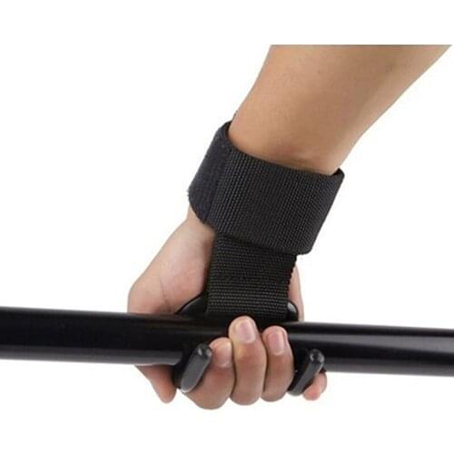 Weight Lifting Training Gym Hook Adjustable Closure Double Hook Grip Horizontal Bar Weightlifting Pull-up Power Hook Fitness Par