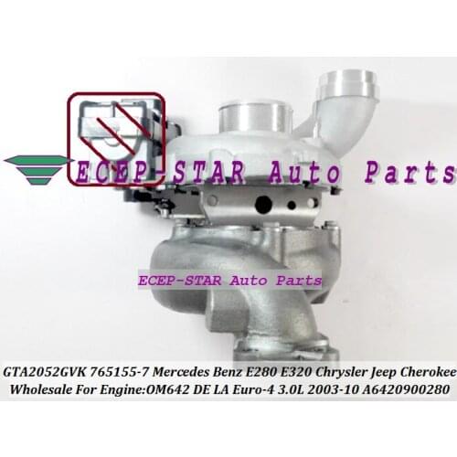 Turbo GT2056V 765155 765156 765155-0008 765156-0003 765156-0004 765156-0007 C320 E320 E280 G280 M320 R320 R280 W251 W639 3.0L