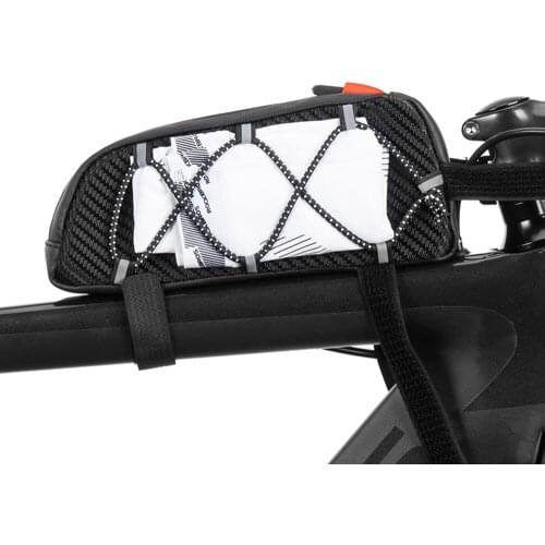 Waterproof Bike Bag Front Frame Top Tube Bicycle Pouch Large Capacity Cycling Front Storage Bag for Road Bike MTB Mountain Bike