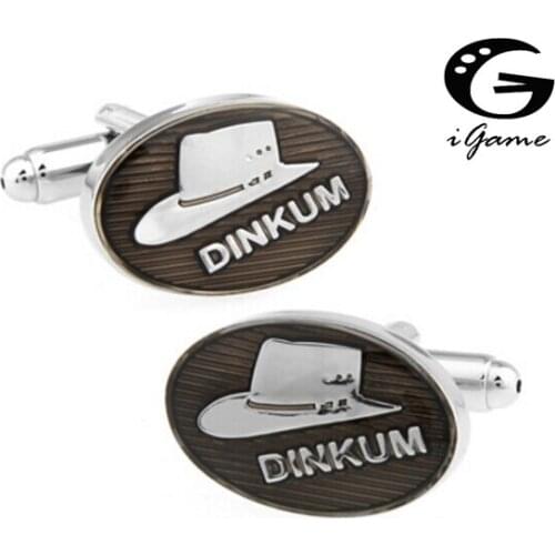 Cap Grey Colour Vintage Style Fair & Dinkum Style Cuff Links