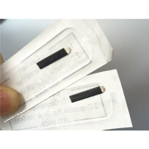 100PCS 18pin U Shape Needles Black Color Permanent Makeup Eyebrow Microblading Tattoo Manual Blade Pen Machine