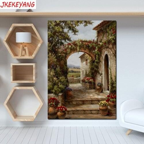 5D DIY square/round Diamond Painting Alley scenery Cross Stitch Diamond Embroidery Pattern Rhinestone home decor J2745