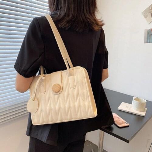 Brand Designer Womens Tote Bags 2021 Fashion New High Quality PU Leather Shoulder Bag Female Large Capacity Handbags Tote Bags