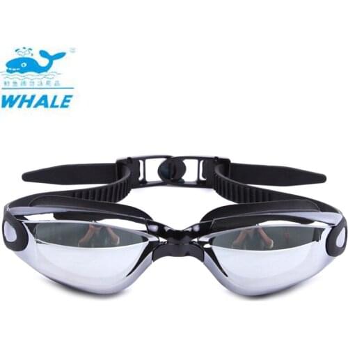 WHALE swimming goggles anti-fog high-definition coated professional adult universal large frame large lenses swimming glasses