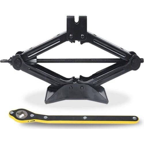 2 Ton Car Lift Jack Stand Mechanical Foldable Scissor Lifter Rocker Hand-operated Horizontal Lifting Block Auto Tire Repair Tool