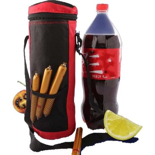 Portable Water Bottle Pouch Molle Camping Kettle Bags for Backpack Travel Cycling Hiking Accessories Insulated Bottle Cover