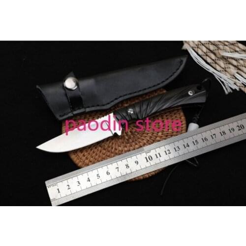 Butcher Straight Knife D2 Steel Fixed Blade G10 Handle Camping Hunting Survival Tactical Knives Outdoor EDC Multi Tool Xmas Gift