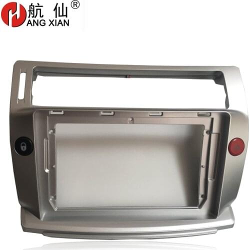 HANGXIAN 2Din Car Radio Fascia frame for Citroen C-Quatre 2004-2009 Car DVD player Panel Dash Kit Installation Frame Trim Bezel