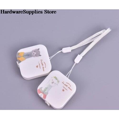 150CM Portable Children Height Ruler Centimeter Inch Roll Tape Alpaca Tape Measure Girls Gifts Retractable Ruler Leather Ruler