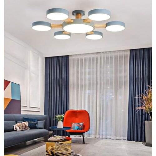Nordic modern living room LED ceiling lamp simple round bedroom ceiling lamp study corridor hotel lighting