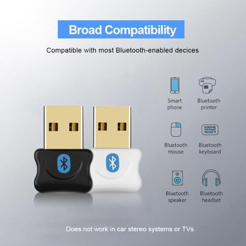 USB Bluetooth 5.0 Adapter Wireless Bluetooth Dongle Music Sound Receiver Adaptador Bluetooth Transmitter For Computer PC Laptop