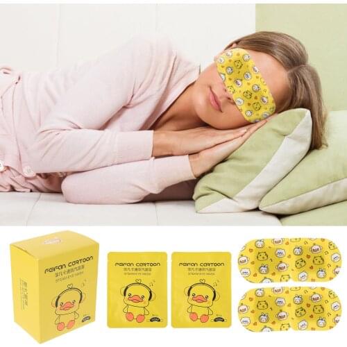 10pcs Disposable Sleeping Eye Patches Steam Hot Compress Eye Masks Disposable Steam Sleep Patches Eye Care