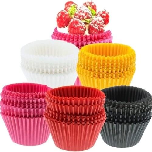 500 Pieces Large Size Cupcake Liners Holiday Party Paper Baking Cups Cupcake Paper Baking Cups for Cake Balls Muffins Cupcakes