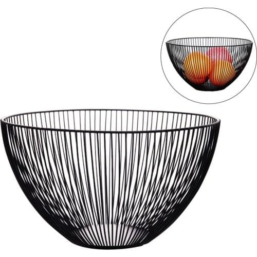 70% Dropshipping!!Metal Wire Fruit Vegetable Snack Tray Bowl Basket Kitchen Storage Rack Holder