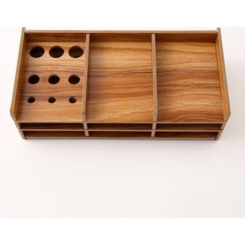 Wood Diamond Painting Tray Organizer,Multi-Boat Holder,Diamond Painting Accessories Kits, Beading Storage Tray DIY Craft