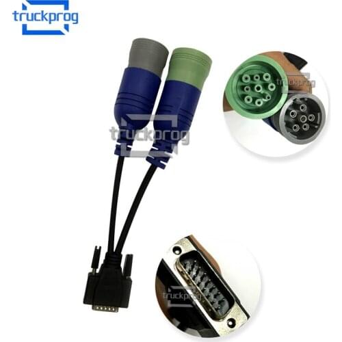 TruckProg 6pin and 9pin PN 405048 Ddiagnostic Cable for USB Link 125032 Diesel Truck Diagnosis tool cable