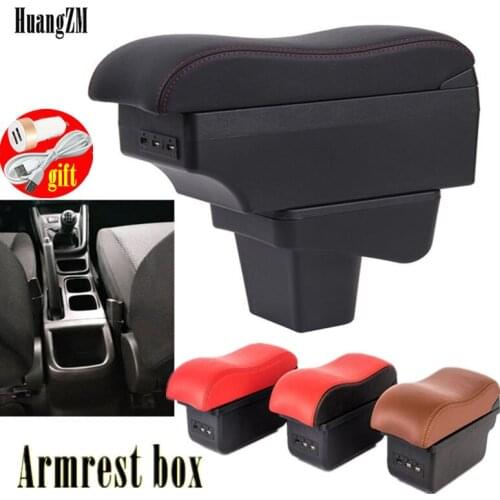 For Suzuki vitara Double layer armrest box central Store content Storage box with Ashtray Cup holder accessories Russian version