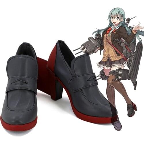 Kantai Collection KanColle Dakimakura Suzuya Cosplay Shoes Boots Custom Made