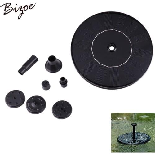 Solar Energy Moved Water Pump Kit Panel Floating Lotus Leaf Pump Water Supply Pump For Winking