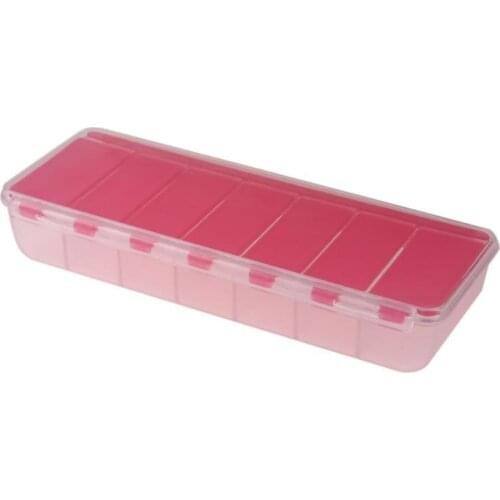 7 Days A Week Portable Medicine Dispenser Travel Pill Box Tablet Rack Travel Medicine Storage Box Drug Storage Container Case