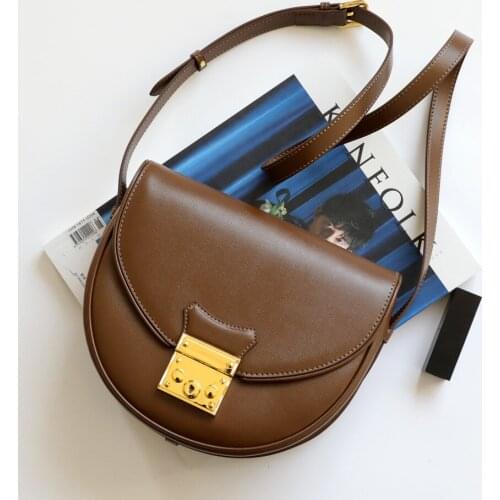 OUSSON New Design Small Square Leather Crossbody Bag Exquisite Female Retro Shoulder Bag For Woman