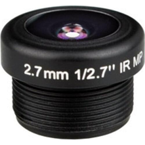 Mini size 1/2.7" format F2.2 2.7 mm m12 s mount fixed IR board cctv camera lens focal length 2.7mm