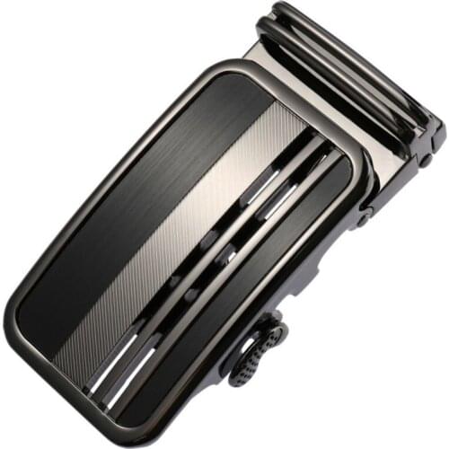 Fashion Mens Business Alloy Automatic Buckle Unique Men Plaque Belt Buckles for 3.5cm Ratchet Men Apparel Accessories LY136-642