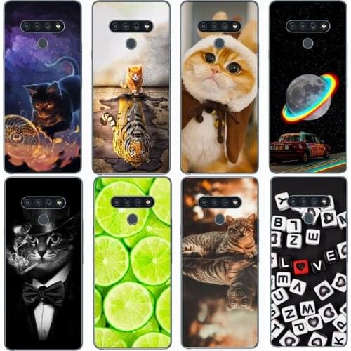 Fashion Soft silicone TPU Back Cover For LG K71 Phone Funda Case For LG K41S Cute Cartoon Case