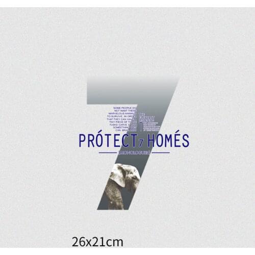 Fasion Men Letter Patches Hot Heat Transfer Cloth Printing Sticker DIY Iron On Clothing Bag Shoes Customization Logo