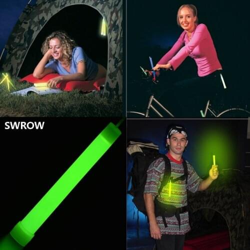6 Inch Survival Kit Military Glow Light Sticks Walking and Hiking Camping SOS GearOutdoor Military Equipment SOS 20*150mm