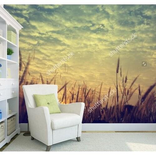 Custom natural scenery Wallcoverings,sunrise,3D photo mural for the living room bedroom dining room background papel de parede
