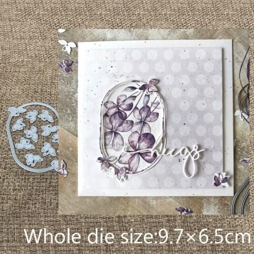 XLDesign Craft Metal Cutting Dies cut die flower oval circle decoration scrapbooking Album Paper Card Craft Embossing Die Cuts
