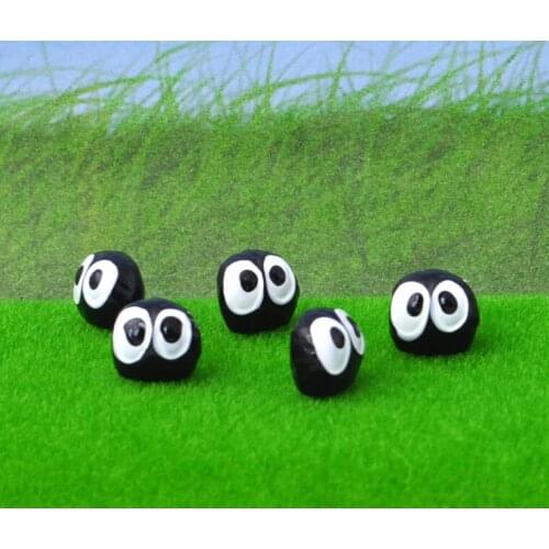 200pcs My Neighbor Totoro Ghibli Dust Bunny Figure Toys Doll Micro Landscape Decoration
