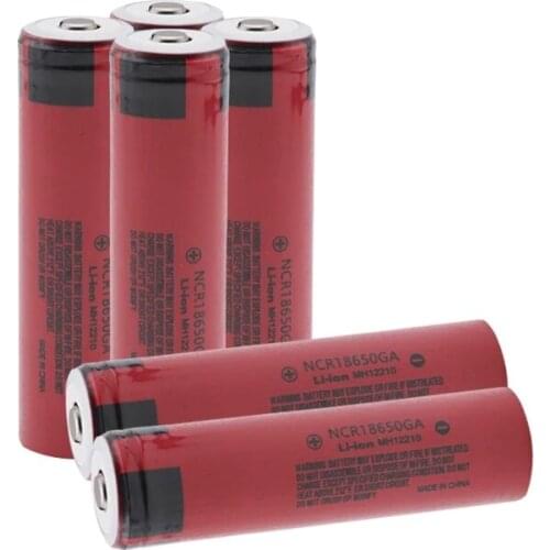 2021 100% New 18650 battery 3500mah 3.7v lithium battery for NCR18650ga 3500mah Suitable for flashlight battery