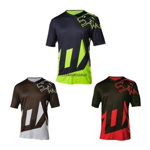 2021 enduro Cycling T-shirt Mountain Downhill Bike Long Sleeve Racing Clothes DH MTB Offroad Motocross BMX Jerseys