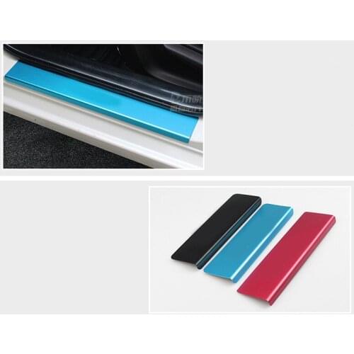 Car accessories Aluminum Side Door Scuff Plate Door Sill Trim Fit For Mazda 6 M6 ATENZA GT 2013 2014 2015