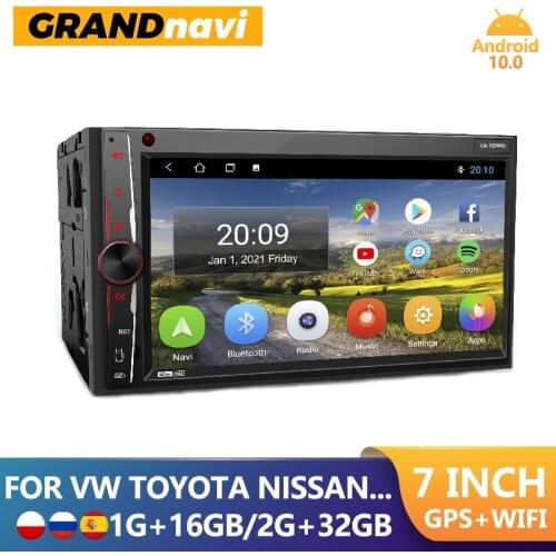GRAND 2din Android Radio GPS Car Multimedia Video Player Navigation Wifi 2 Din Autoradio For VW Toyota Nissan Hyundai Car Stereo
