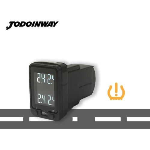 Car LCD Digital OBD TPMS Four Tires Drive Speed pressure Monitor No Sensor For Toyota Camry Corolla 2016 Prado Prius 2010 Unit