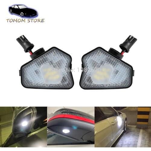 White led under side mirror puddle lights for Mercedes Benz W204 W212 W176 W246 W117 W218 W219 W209 W221 C117 W242 C216 C207
