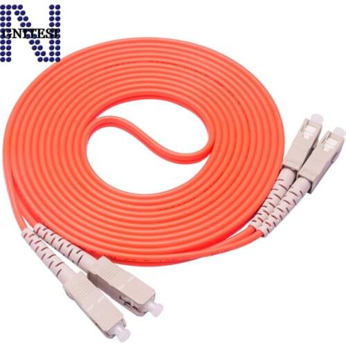 Free Shipping! Multi-mode 2-core SC-SC Jumper Telecommunications SC/UPC Fiber Optic Cable Connector