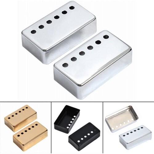 Electric Guitar Humbucker Pickup Covers 50 + 52mm For Gibson Epiphone LP Style Electric Guitar Gold / Silver / Black