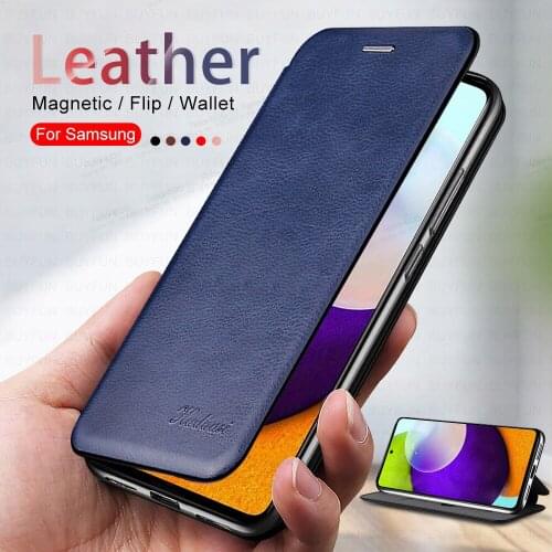 For Samsung A52 5G Case Leather Magnetic Flip Case For Samsung Galaxy A52 A 52 SM-A526B 6.5" Stand Wallet Book Phone Cover Coque