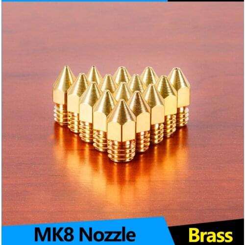 3D Printer Extruder Brass Nozzles Print Head for Anet A8 Makerbot MK8 Creality CR-10 S4 S5 Ender 3 3Pro 5