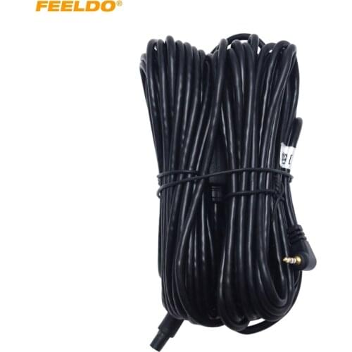 FEELDO 1PC 2.5mm TRRS Jack Connector 15 Meters To 5Pin Video Extension Cable For Truck/Van Car DVR Camera Backup Camera #1047