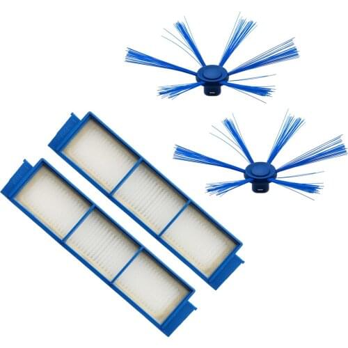 HEPA Filter Side Brush Mop cloth Kit For Philips FC8007 FC8792 FC8794 FC8796 Vacuum Cleaner Replacement Spare Parts