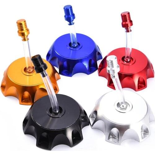 Fuel Tank Cap Cross-country Motorcycle Refitted Accessories Cross-country Racing Plastic Fuel Tank Aluminium Cap With Vent Cap