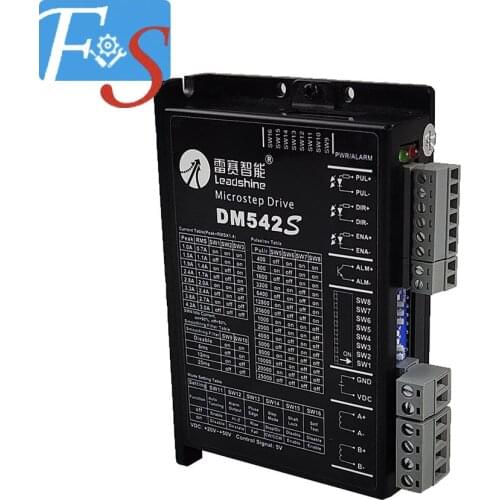 Leadshine 2Phase Stepper Motor Driver DM542S DC24V-50V For NEMA17/23 Stepper Motor1.0-4.2A Replace Microstep Driver DM542