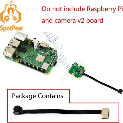 Raspberry Pi Camera IMX219 Camera Module for the official Raspberry Pi Camera Board V2, 77.6 degree