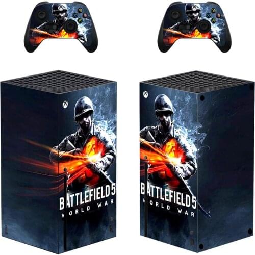 Battlefield Skin Sticker Cover for Xbox Series X Console and Controllers Xbox Series X Skin Sticker Decal Vinyl